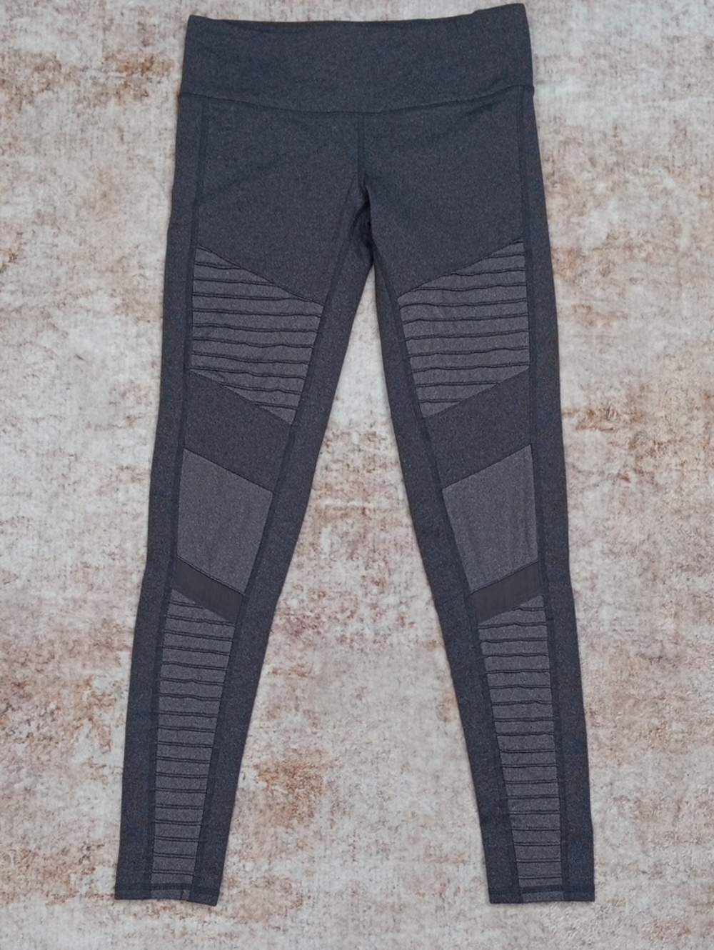Alo Yoga Grey Moto Leggings Womens Size Small